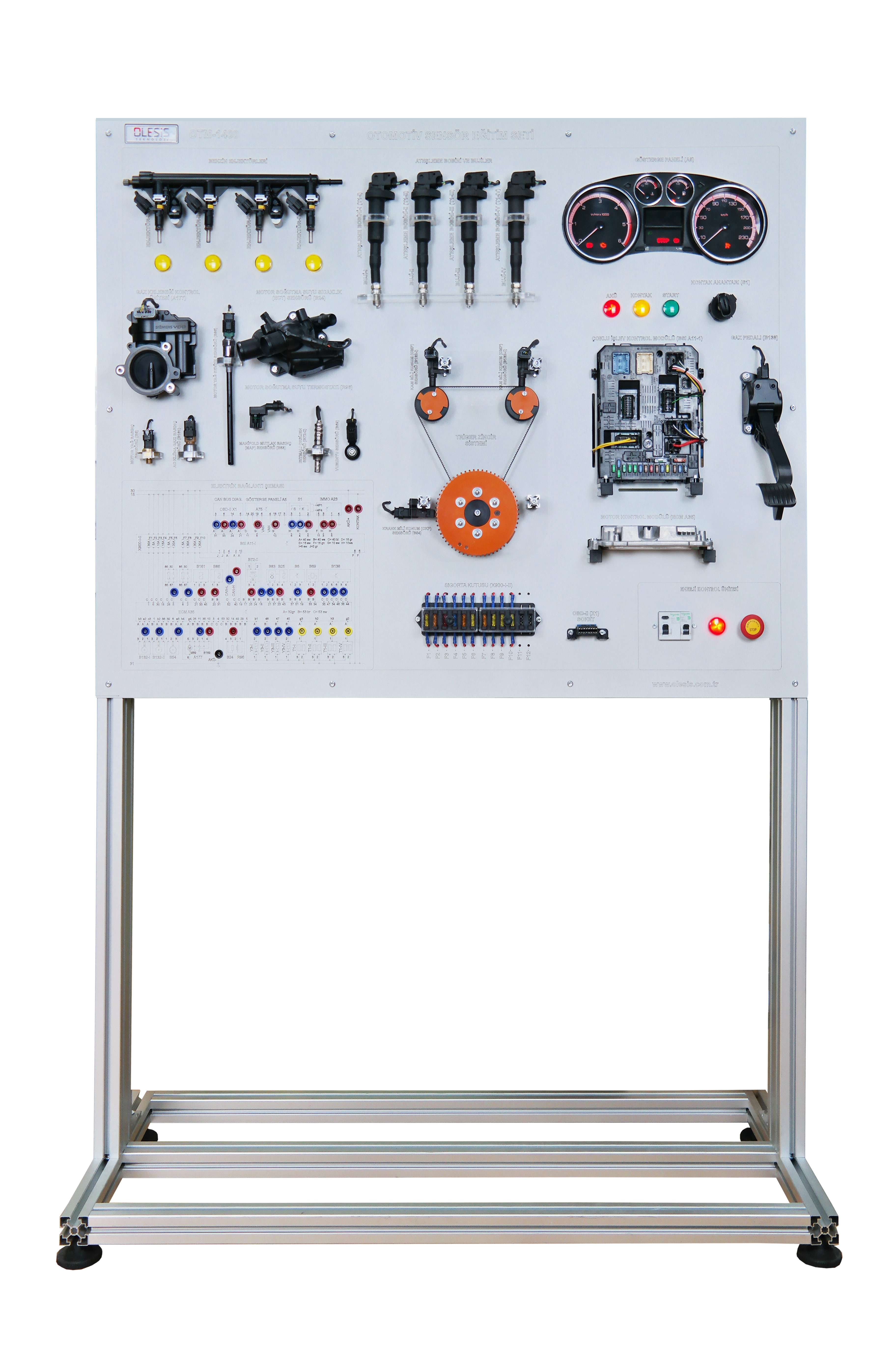 CAN Bus ve Otomotiv Sensör Eğitim Seti