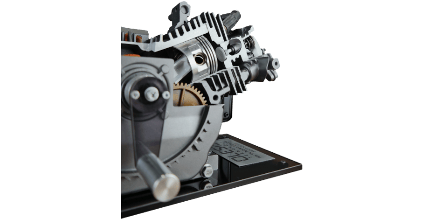 Tek Silindir 4 Zamanlı Kesit Model