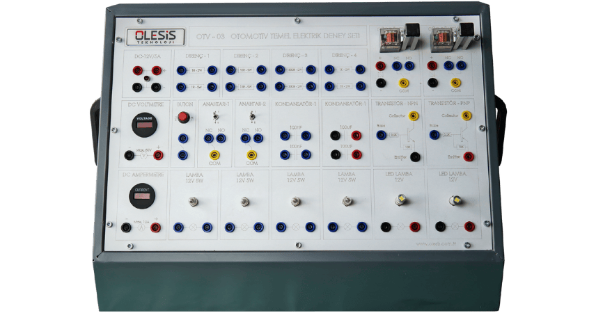OTOMOTİV TEMEL ELEKTRİK DENEY SETİ